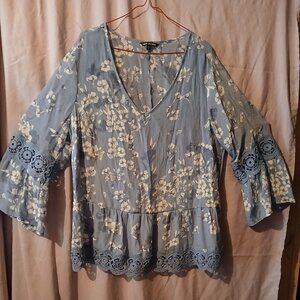 Unique Spectrum womens blouse 1X